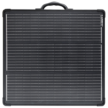 Obudowa słoneczna 120W czarna   Przenośna walizka solarna z kontrolerem słonecznym i 3 kablami przejściowymi